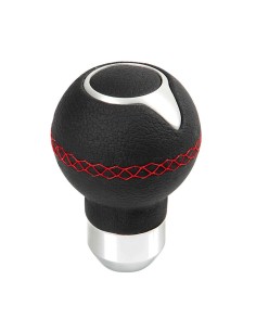 Pomello cambio lega alluminio e pelle Kuma