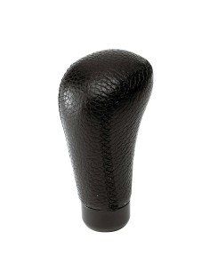 Pomello cambio rotondo in pelle Exclusive
