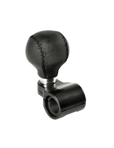 Pomello volante camion universale in vera pelle