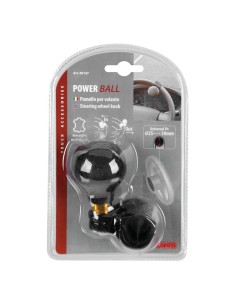 Pomello volante camion universale in vera pelle 2