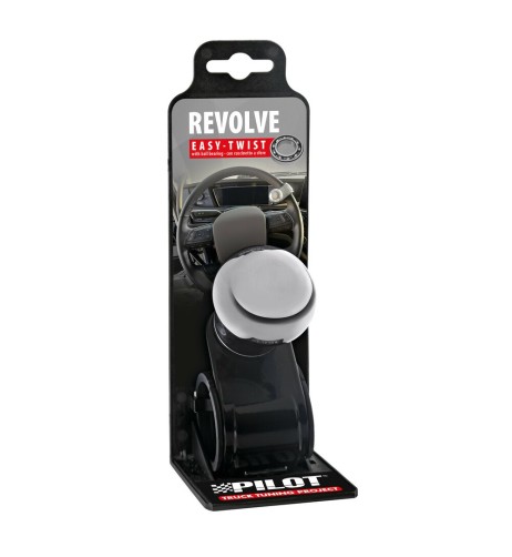 Pomello volante in alluminio anodizzato cromato staffa nera