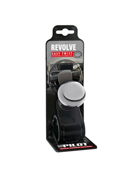 Pomello volante in alluminio anodizzato cromato staffa nera