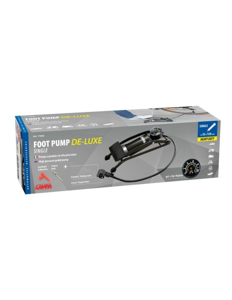 Pompa a pedale gonfiaggio 1 cilindro