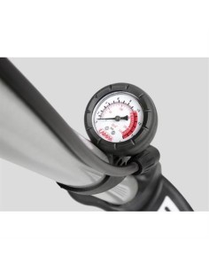 Pompa in acciaio con manometro H 590 mm 2