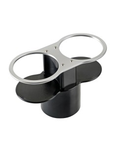 Porta bevande doppio universale per foro lattine auto