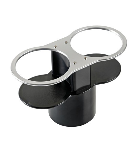 Porta bevande doppio universale per foro lattine auto