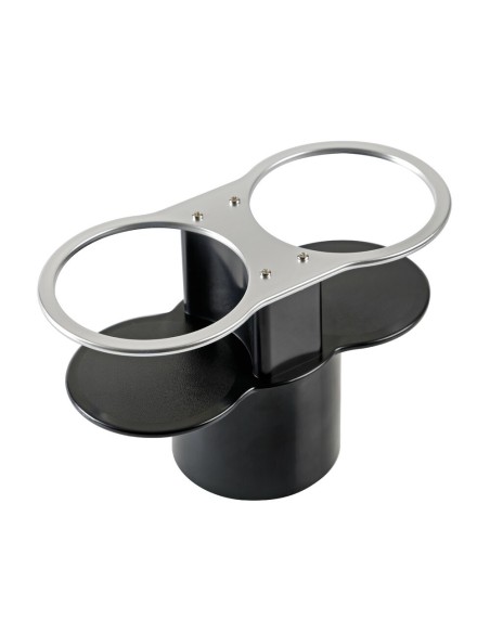 Porta bevande doppio universale per foro lattine auto