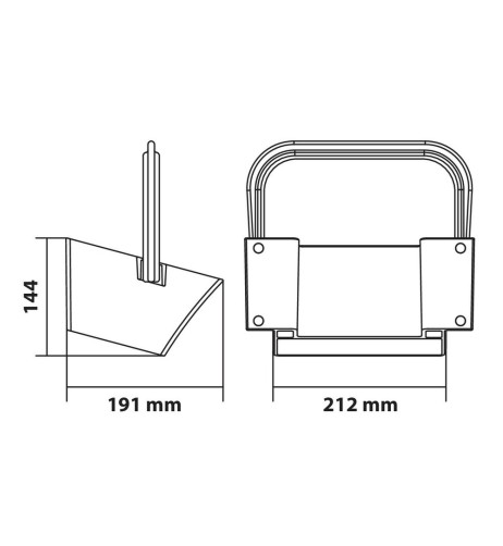 Porta calzatoia camion grande in plastica E53