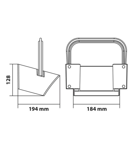 Porta calzatoia camion piccolo in plastica G46