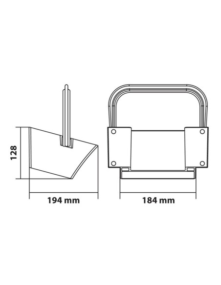 Porta calzatoia camion piccolo in plastica G46