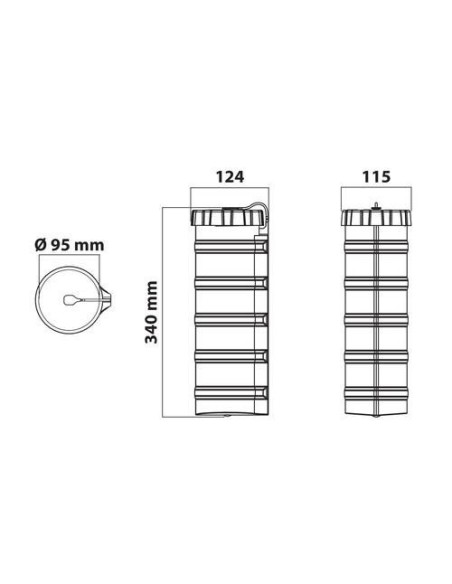 Porta documenti ermetico a bussolotto