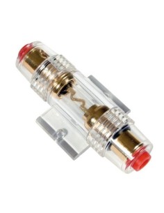 Porta fusibile AGU contatti rame laminato oro per fusibili in vetro 10 80A