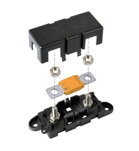 Porta fusibile tipo ANL con coperchio per fusibili da 40 a 275A