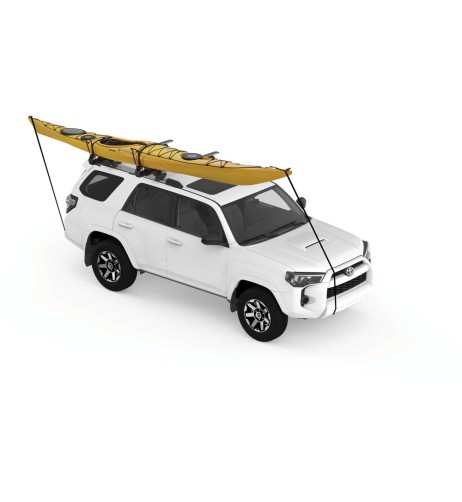 Porta kayak e 2 tavole da surf estensibile per barre portatutto Yakima Show
