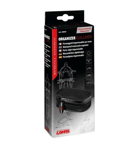 Porta oggetti astuccio impermeabile per moto