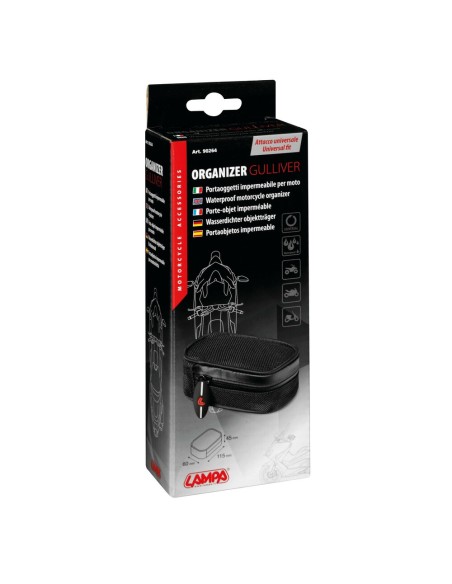 Porta oggetti astuccio impermeabile per moto