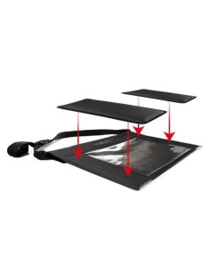 Porta targa di prova magnetico con tasca porta documenti 2