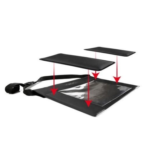 Porta targa di prova magnetico con tasca porta documenti