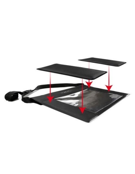 Porta targa di prova magnetico con tasca porta documenti