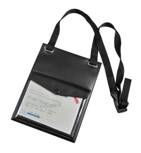 Porta Targa Prova a doppia tasca con cinghia regolabile