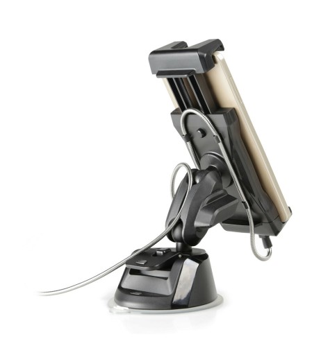 Porta telefono e tablet con ventosa adesiva per parabrezza o cruscotto