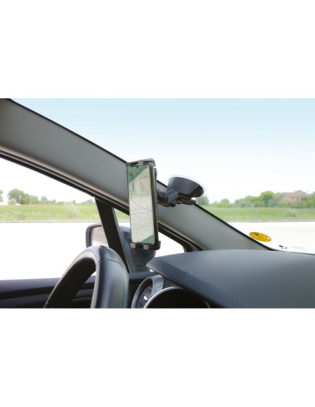 Porta telefono e tablet con ventosa adesiva per parabrezza o cruscotto