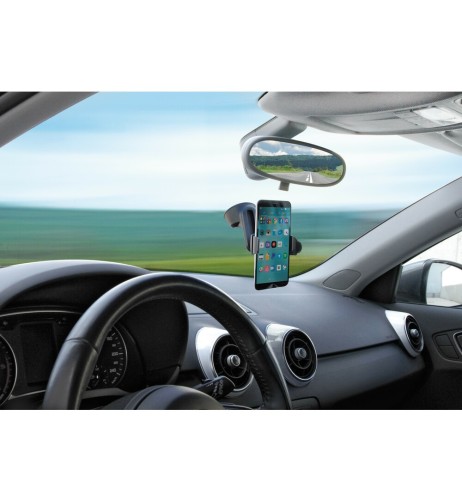 Porta telefono Snap Elevator regolabile con ventosa adesiva