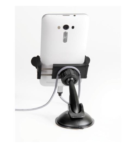 Porta telefono Snap Fin regolabile con ventosa adesiva