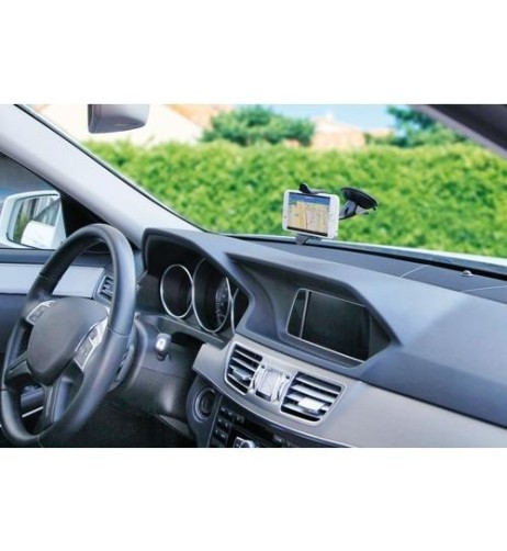 Porta telefono Snap Fin regolabile con ventosa adesiva