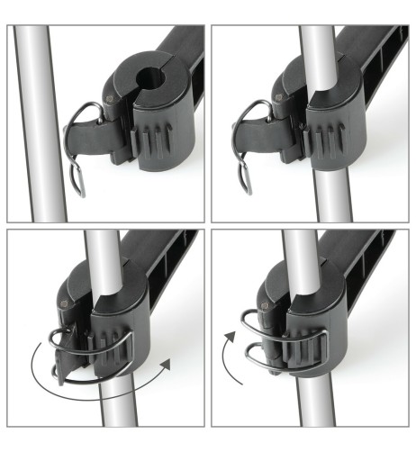 Porta telefono universale con attacco specchietto o parabrezza scooter