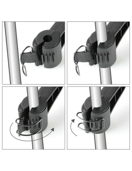 Porta telefono universale con attacco specchietto o parabrezza scooter