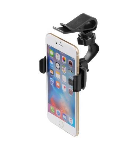 Porta telefono Visor Snap regolabile per visiera parasole