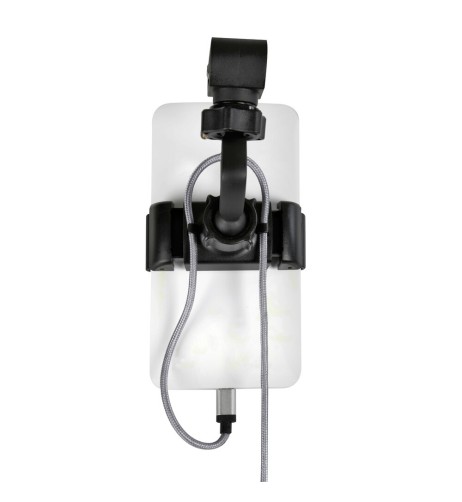 Porta telefono Visor Snap regolabile per visiera parasole