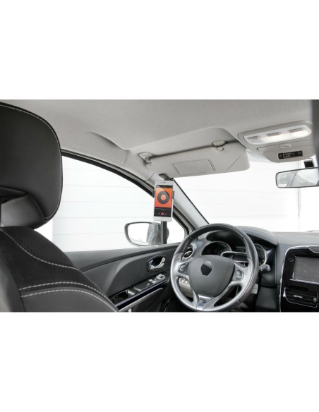 Porta telefono Visor Snap regolabile per visiera parasole