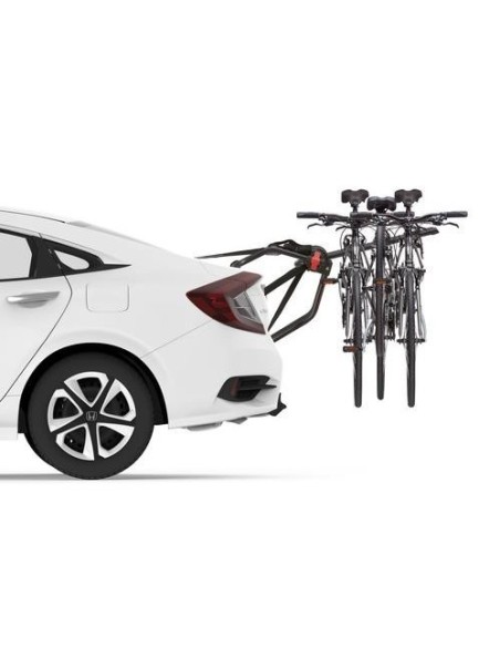 Portabici posteriore per portellone Yakima Hangout per 3 biciclette