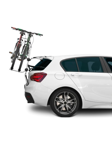 Portabiciclette posteriore in alluminio Nordrive Pyro 2 bici