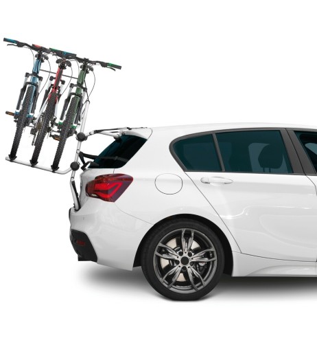 Portabiciclette posteriore in alluminio Nordrive Pyro 3 bici