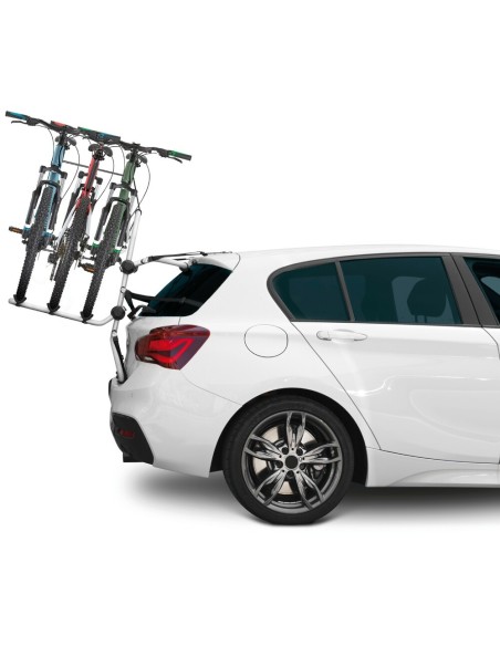 Portabiciclette posteriore in alluminio Nordrive Pyro 3 bici