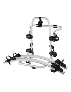 Portabiciclette posteriore in alluminio Nordrive Radius 2 bici