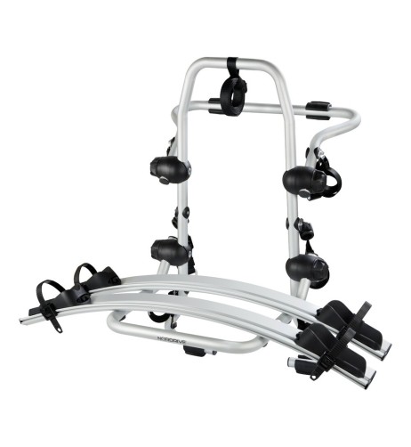 Portabiciclette posteriore in alluminio Nordrive Radius 2 bici