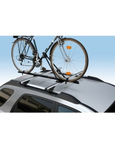 Portabiciclette universale in acciaio con serratura per barre portatutto 2
