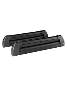 Portasci e Snowboard NK 40 in alluminio nero per barre 4 sci o 2 snow