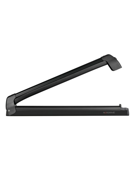 Portasci e Snowboard NK 40 in alluminio nero per barre 4 sci o 2 snow