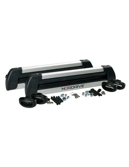 Portasci e Snowboard NK 40 in alluminio per barre 4 sci o 2 snow