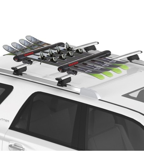 Portasci per barre da tetto FatCat 4 Evo black 4 paia di sci o 2 snow