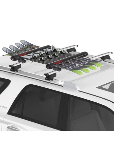 Portasci per barre da tetto FatCat 4 Evo black 4 paia di sci o 2 snow