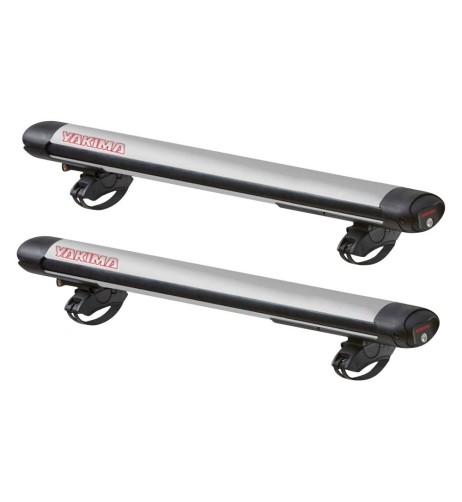 Portasci per barre da tetto FatCat 6 Evo silver 6 paia di sci o 4 snow