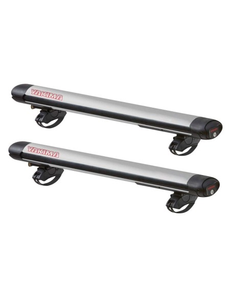 Portasci per barre da tetto FatCat 6 Evo silver 6 paia di sci o 4 snow