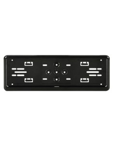 Portatarga anteriore auto universale in ABS nero 19926