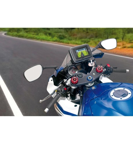 Portatelefono impermeabile con braccio flessibile universale moto e scooter